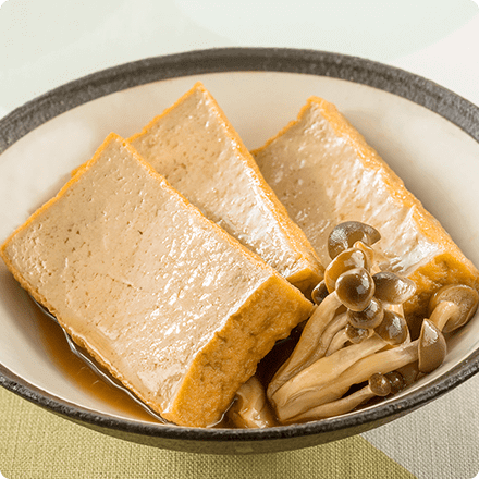 厚揚げのしみ豆腐風