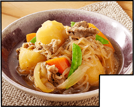 アメぽん肉じゃが